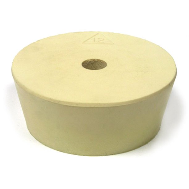 12 Drilled Rubber Stopper Bung