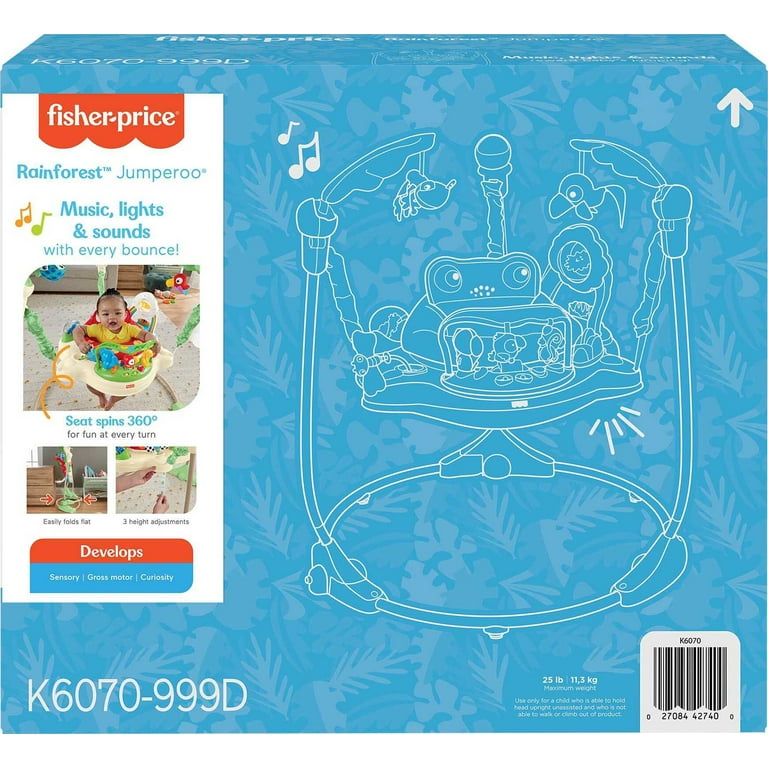 ベビージム Fisher-Price Rain Forest Jumperoo Amazon.com: Fisher-Price Jumperoo: Rainforest Friends
