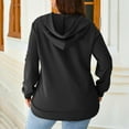 thumbnail image 4 of CheerKidz Women Sweatshirt Long Sleeve Pullover Soft Loose Fit Casual Winter Fall Fashion Hoodie Tops for Daily Wear Travel Sports Leisure(Black,XL), 4 of 7