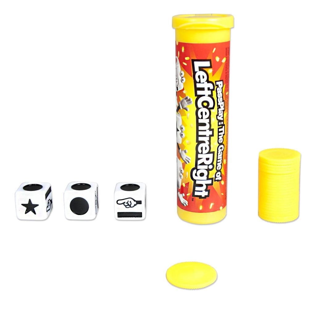 ASST LEFT CENTER RIGHT DICE GAME TUBE REFRESH - Walmart.com