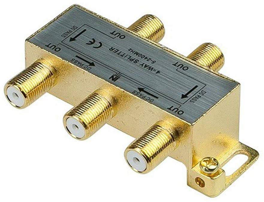5MHz ~ 1000MHz BLONDER TONGUE 1953 Four Way Splitter for Antenna or CATV 