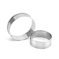 thumbnail image 6 of OUNONA Stainless Steel Cookie Cutters Set, 2 Packs Round Biscuit Molds for Kitchen Baking, 5 Pieces Each, 6 of 7