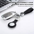 thumbnail image 3 of Airtag Keychain Holder, Full Protection Airtag Case with Metal Key Ring (1Pack Black), 3 of 5