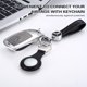 thumbnail image 4 of Airtag Keychain Holder, Full Protection Airtag Case with Metal Key Ring (1Pack Black), 4 of 5