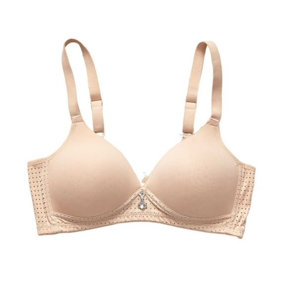 HomeGardon Sports Bras for Women,Minimizer Bras for Women Full Coverage,Women's Large Size Thin Comfortable Breathable Push-up Adjustable Bra Everyday Bras,34-42