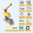 thumbnail image 4 of 58MM Badge Button Maker Machine Complete Set DIY Badge Machine Refrigerator Sticker Making Machine ,Easy to Use, 4 of 6