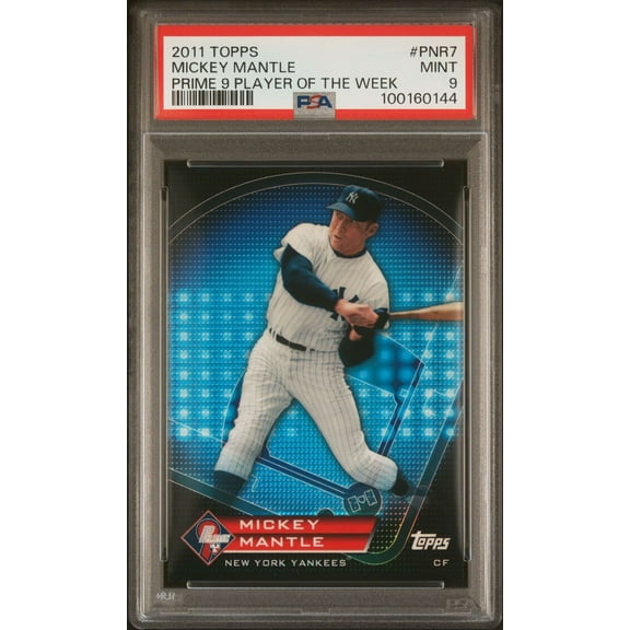 MLB 2011 Topps Prime 9 Player of the Week Mickey Mantle PNR7 (PSA 9)