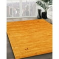 thumbnail image 3 of Ahgly Company Machine Washable Indoor Square Contemporary Dark Orange Area Rugs, 8' Square, 3 of 7