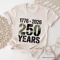 thumbnail image 6 of USA 250 Years Anniversary T-Shirt, 4th of July Patriotic 1776–2026 Freedom Tee, 6 of 6