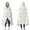 White Cartoon Rainbow, variant on Wearable Blanket,White Cartoon Colorful Unicorn Pattern Hooded Wearable Flannel Blanket for Adults & Teens,Winter Poncho Shawl Wrap Cape Cozy Anti-Pill,60"x80"