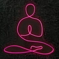 thumbnail image 2 of Glowneon Buddha Statue Neon Sign,Meditation Yoga Club Decor, 2 of 4