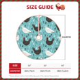 thumbnail image 4 of Kll Lovely Roosters Christmas Tree Skirt 48",Party Decorations Farmhouse For Christmas Decorations Holiday Party, 4 of 8