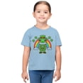 thumbnail image 2 of Lucky Frog Leprechaun with Rainbow St. Patricks Day Cute Toodler's T-shirt, 2 of 3