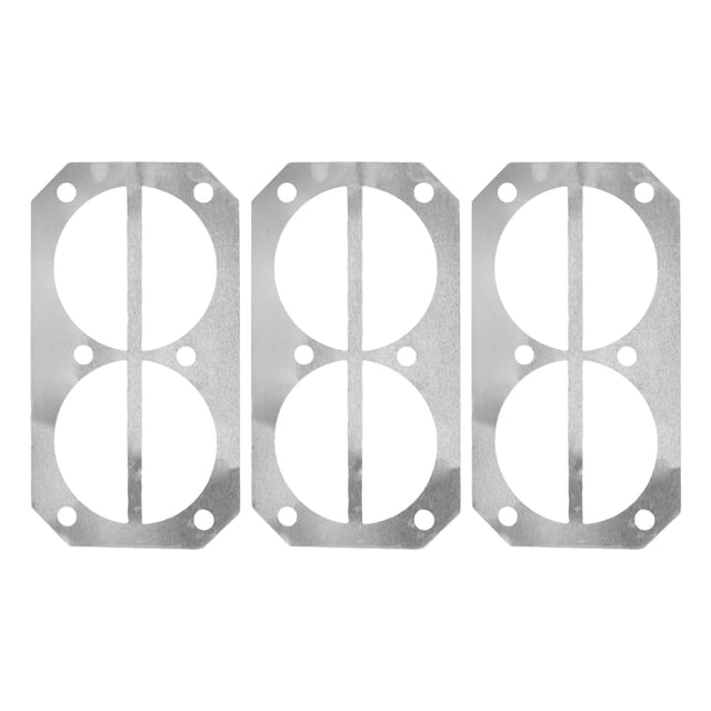 3Pcs Air Compressor Cylinder Head Base Valve Plate Gaskets Washers Aluminium Pad Air Compressor Paper Pad Air Pump Accessories