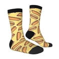 thumbnail image 3 of Uemuo Hot Dogs Pattern Women's Crew Socks, Soft Durable Breathable Moisture-Wicking with Odor Control Cotton socks, 3 of 9