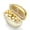 Gold, variant on JewePods C3,Gold,Wireless Bluetooth earbuds adorned with gemstones