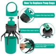 thumbnail image 4 of Dog Pooper Scooper Portable Claw Poop Scooper with Built-In Poop Bag Dispenser Lightweight Pet Waste Pick-up Cleaner Handheld Pet Poop Grabber for Small Medium and Large Dogs Walking, 4 of 11