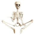 thumbnail image 2 of JJKBVCLO 90cm Realistic Movable Skeleton For Halloween Home Party Scary Props Desktop Ornament For Living Room Garden, 2 of 7