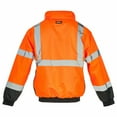 thumbnail image 2 of SAFEGEAR Type R Class 3 Bomber Jacket with Pockets - Medium - Polyester, Orange & Black, High Visibility Jackets for Men & Women - ANSI/ISEA Compliant - J. J. Keller & Associates, 2 of 5