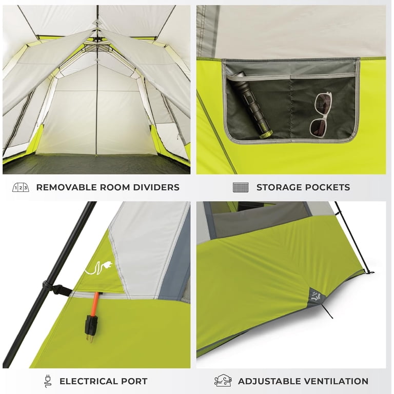 CORE 12 Person Instant Cabin Tent, 80