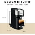 thumbnail image 2 of Open Box - Nespresso Vertuo Next Coffee and Espresso Machine by Delonghi - Silver, 2 of 3
