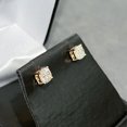 thumbnail image 4 of 3Ct Lab Created Diamond Cushion Cut Solitaire Stud Earrings 14k Yellow Gold Plated, 4 of 5