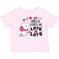 thumbnail image 3 of Inktastic My Uncle Loves Me Lots and Lots- Cute Elephant Boys or Girls Toddler T-Shirt, 3 of 5