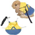 thumbnail image 1 of Adjustable Rabbit Harness, Rabbit Harness And Leash, Rabbit Clothes Harness Strap For Rabbits, Ferrets, Hamsters, 1 of 5