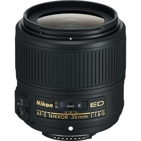 Nikon AF-S FX NIKKOR 35mm f/1.8G ED Fixed Zoom Lens with Auto Focus for Nikon DSLR Cameras International Version (No