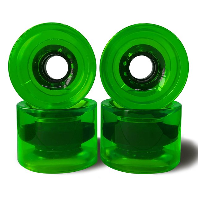 Toystoory Pack de 4 Ruedas de Patineta con Rodamientos Ruedas de Longboard Juegos Profesionales Accesorios de Repuesto para Patinaje al Aire patinar Verde oscuro