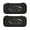 Black, variant on Moon Face, Carrying Case For Nintendo Switch & OLED Version, Eva Lightweight Shockproof Protective Pouch Case for Game Console & Accessories with 10 Game Card Slot & Wristband, Black