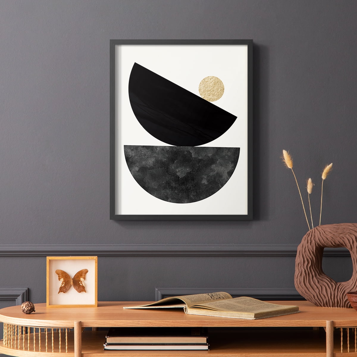 Delicate Balance in Paper Solid Wood 11 x 14 Framed Print
