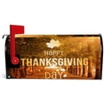 thumbnail image 2 of Coolnut Magnetic Mailbox Cover, Happy Thanksgiving Against Autumn Scene Post Mail Box Cover Mail Wraps Cover, Oversize 25.4" L x 20.78" W, 2 of 5
