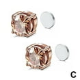 thumbnail image 6 of Hypoallergenic Magnetic Diamond-Cut Men Women Black Studs Piercing No, 6 of 8
