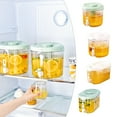 thumbnail image 5 of 1 Gallon Large Capacity Cold Water Removable Infuser Tea Jar for Outside Beverage Dispenser Airtight and Leakproof Commercial Drink Dispenser for Parties for Lemonade, Juice, Sangria, Iced Tea, 5 of 5