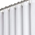 thumbnail image 1 of Cortina de Ducha de Tela para Puesto - Cortinas de Ducha de Tela Gruesa ponderada con Tejido de Gofre de 54 x 78 Pulgadas de Largo para baño, baño de Lujo de Spa de Hotel de Servic, 1 of 5