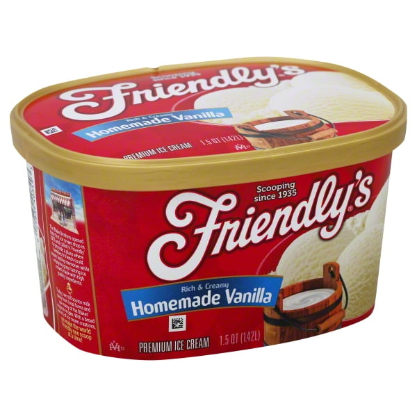 Friendly's® Homemade Vanilla Ice Cream 1.5 qt. Tub