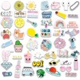 thumbnail image 4 of Pegatinas para botellas de agua, 100 piezas Lindas pegatinas estéticas impermeables de vinilo Vsco para Hydro Flask, computadora portátil, computadora, teléfono, PC, patineta, equipaje, 4 of 5