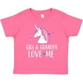 thumbnail image 3 of Inktastic Gigi and Grandpa Love Me Unicorn Grandchild Girls Toddler T-Shirt, 3 of 5