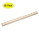 thumbnail image 1 of Regla de Madera de 30cm 12 Pulgadas 2 Escalas Paquete de 30 Reglas de Medir de Madera, 1 of 5