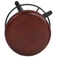 thumbnail image 3 of vidaXL Bar Stools 2 pcs 66 cm Real Leather, 3 of 5