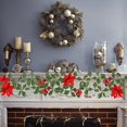 thumbnail image 5 of Garland Christmas, Christmas Hanging Decorations - Simulation Flowers Rattan Christmas Home Outdoor Decorations Snowflake Berries Christmas Mood Arrangement Simulation Christmas Decoration Rattan, 5 of 6