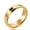 Gold-His Queen, variant on Her King Ring Gold Color Stainless Steel Matching Promise Wedding Engagement Band for Boyfriend, 1 Piece Size 10