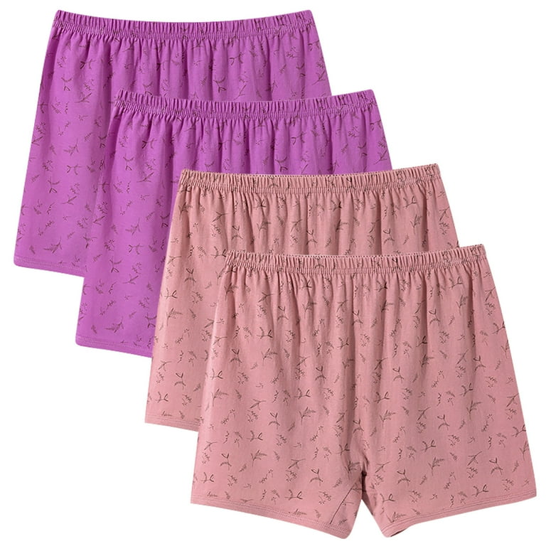 Boyshort Underwear Women Plus Size 100% Cotton Women's Boyshorts