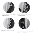 thumbnail image 2 of 4 Pcs Cordon Élastique Élastique pour Chaise Pliante Code de Chaise Zéro Gravité Lacets de Fauteuil Inclinable Pièce de Rechange Fauteuil Inclinable Lounge, 2 of 7