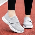 thumbnail image 4 of XIHAHA zapatos para personas mayores para diabéticos, zapatillas de deporte para hombres, además de zapatos ensanchadores de fertilizantes, zapatos ajustables para hinchazón de pies, zapatos antidesli, 4 of 5
