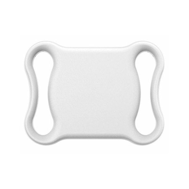 Localizador GPS para mascotas, rastreador, collar para perros y gatos, dispositivo antipérdida (blanco)