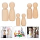 thumbnail image 5 of Cuerpos de mu?ecas con clavijas de madera, mu?ecas con clavijas de madera sin terminar, accesorios de bricolaje para bodas, pintura en color, tallado en madera, proyectos artesanales EOTVIA No, 5 of 6
