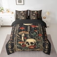 thumbnail image 2 of Homewish Country Botanical Fungus 7-Piece Twin Bedding Sets,Spooky Gothic Skull Bedding Comforter Set,Rustic Mushroom Floral Sheet Sets For Girls,Ultra Soft Home Decor Reversible, 2 of 8