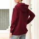thumbnail image 4 of Sudadera con capucha, ajuste holgado, cálido, manga larga, sudaderas con retazos, informal, agradable a la piel, manga larga para mujer, 4 of 6
